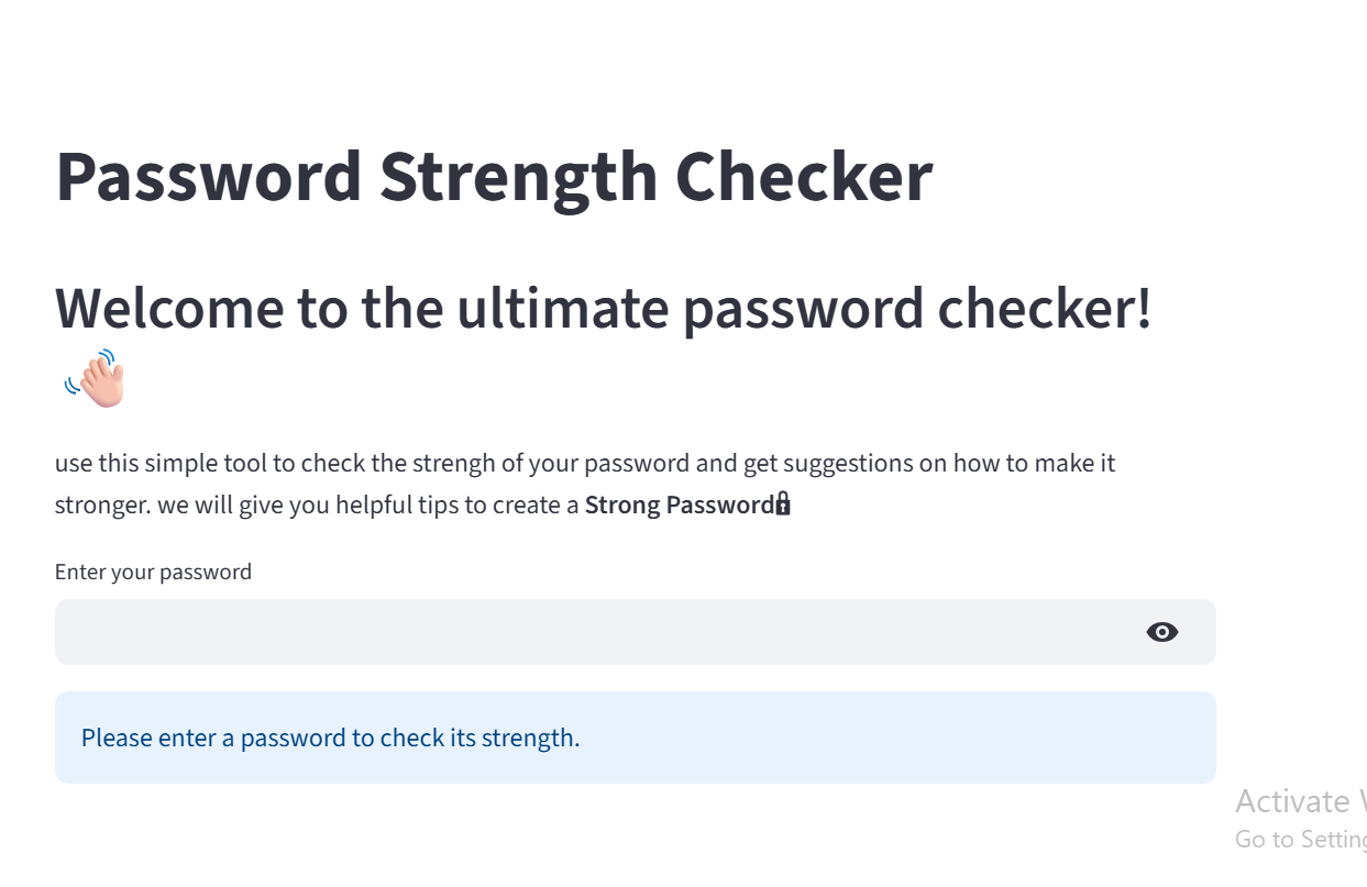Password Security Checker