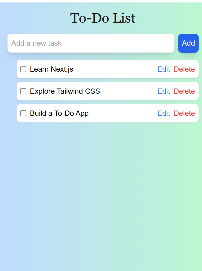 Advanced Todo Application
